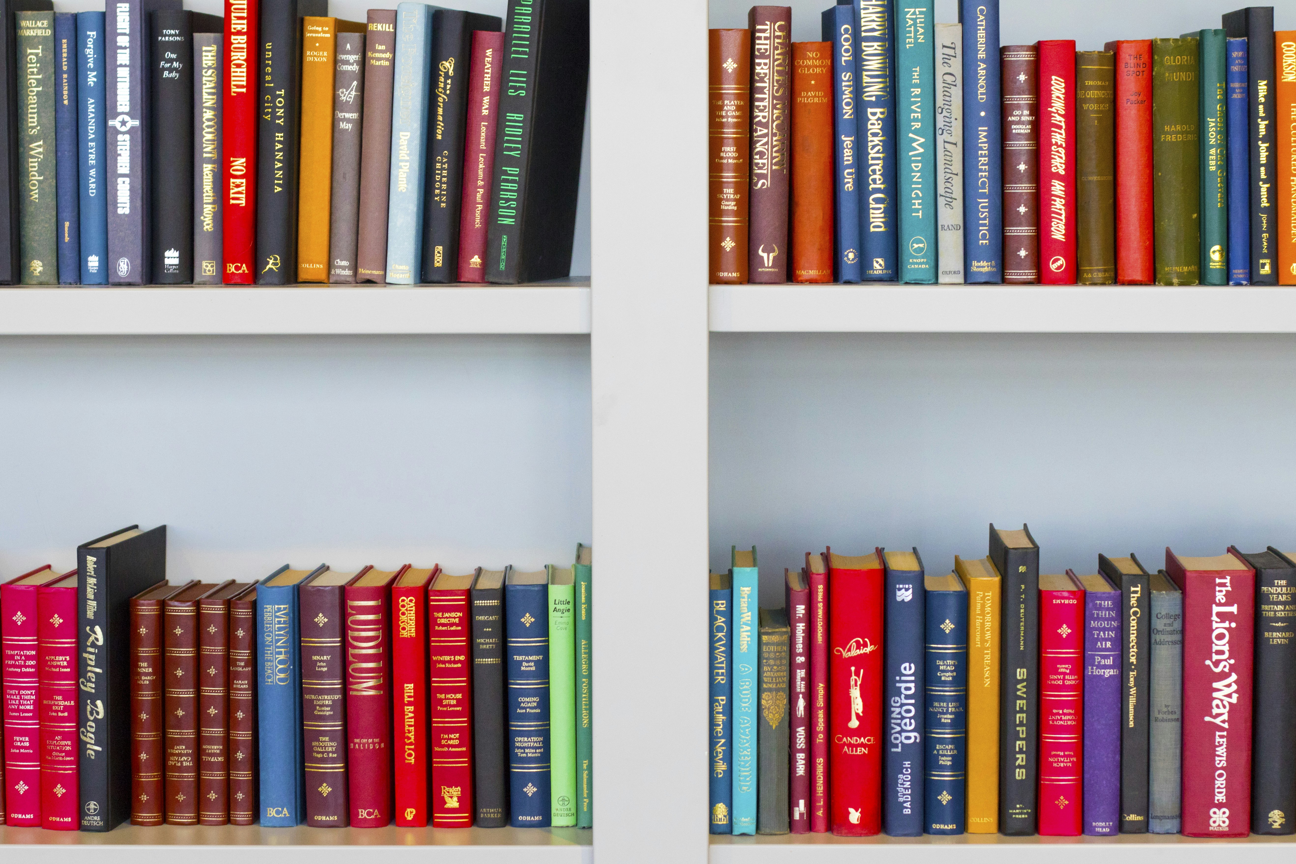 Stack of colorful books